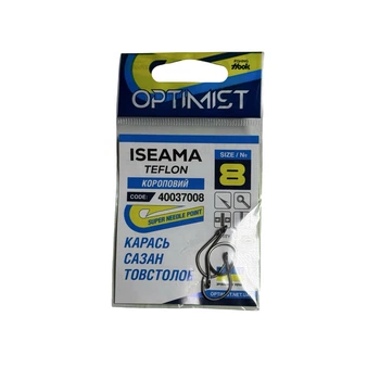 Крючок Optimist Iseama Teflon № 8,40037008