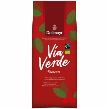 Кофе в зернах Dallmayr Via Verde Organic Espresso 1 кг