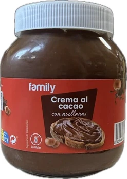 Паста шоколадна з фундуком Family 750 г