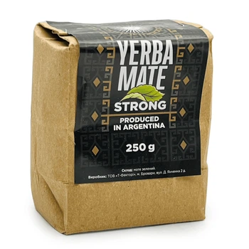Мате фас 250г "STRONG" (не очищ) бумажный пакет