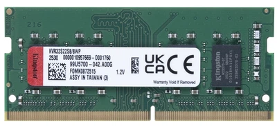 Модуль памяти Kingston SO-DIMM 8GB/3200 DDR4 ValueRAM (KVR32S22S8/8WP)