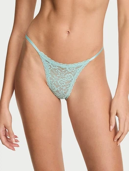 Трусики танга жіночі Victoria's Secret 383075471 S Бірюзові (1161157366)