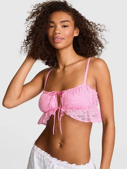 Бюстгальтер без косточек Victoria's Secret 193910554 S Розовый (1161140845)