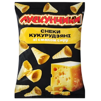 Снеки кукурудзяні Лускунчик Сир 130г