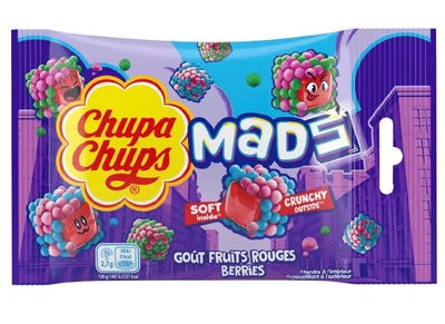 Жувальні цукерки Chupa Chups Mads Berries (Чупа Чупс красные ягоды) 45г