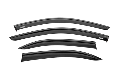 Вітровики з чорним молдингом Niken Luxury (4 шт) для Mercedes C-class W204 2007-2015 рр