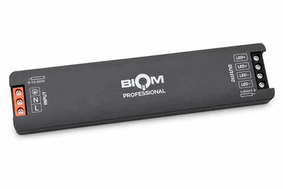 Блок живлення BIOM BPTH-12-150 12V 150W 12.5A IP44 ультратонкий Slim 13 мм 154×34×13 мм для LED стрічок