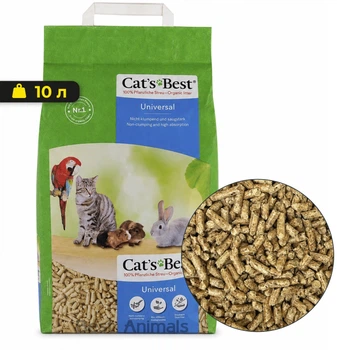 Наповнювач для котячого туалету Cat’s Best Кетс Бест деревний 10 л =5,5кг (4002973000465)