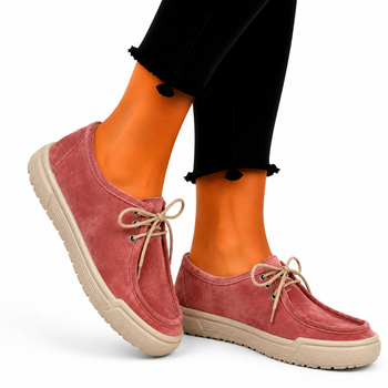 Жіночі велюрові мокасини MELANIA Premium Litma персикові (36–42 р.) 42