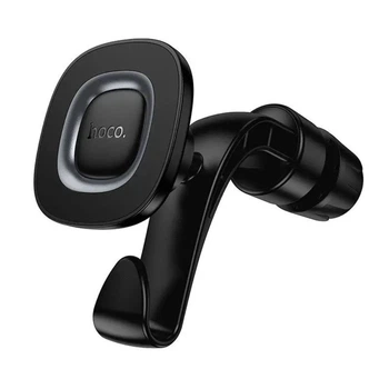 Автотримач для телефона HOCO H99 Crown magnetic car holder(headrest) black metal gray (6942007673624)