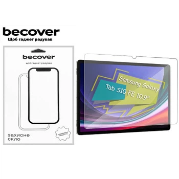 Стекло защитное BeCover Samsung Galaxy Tab S10 FE (SM-X520/SM-X526) 10.9"