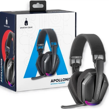 Zestaw słuchawkowy gamingowy Spartan Gear Apollonis Wireless Headset Black (5207011013370)