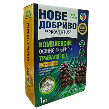 Удобрение осеннее Proventus для Хвойных, 1 кг, 7:20:30 (3953-11)