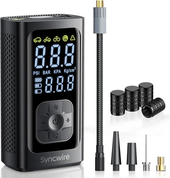 Портативный воздушный компрессор для закачки шин Syncwire - 150 PSI 2X
