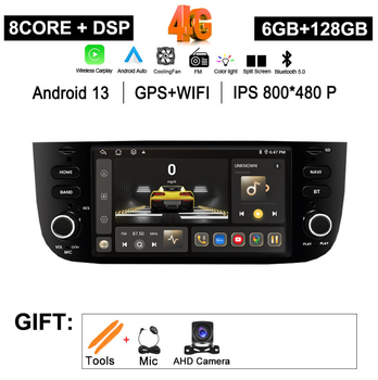 Автомобильное радио Android для Fiat Linea Punto evo 2012-2015