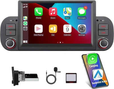 Автомобильное радио для FIAT Panda 2013-2020, Linux Car Radio Panda