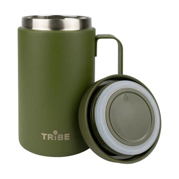 Термочашка Tribe Adventure Mug T-FA-0032-olive 450 мл