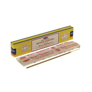 Ароматические палочки Седьмая чакра Сатья шриванасана суганхалая Seven chakra incense Satya shrinivas suganhalaya 15 г (00722)