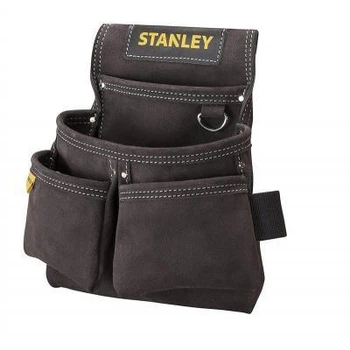 Сумка для инструмента Stanley плотницкая на пояс кожанная 30 х 7 х 33 см.