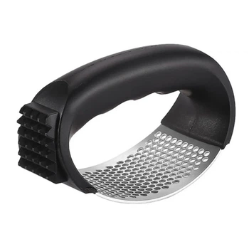 Чесночница универсальная (пресс для чеснока) чеснокодавка с ручкой Arc-Shaped Garlic Press 2 в 1