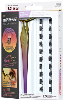 Пучки вій Kiss Impress Spiky 20 шт (731509908886)