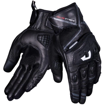 Летние кожаные мотоперчатки Seventy Degrees SD-N30 MUGELLO MEN BLACK/GREY M