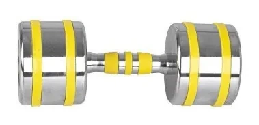 Гантель хромована inSPORTline Yellsteel 12 кг (ISL_20841)