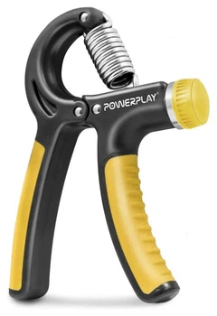 Еспандер кистьовий PowerPlay PP-4323 з регульованим навантаженням 10-40 кг. Strength Grip Чорно-жовтий (PP_PP_4323_Bl/Yellow)