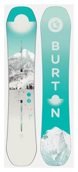Сноуборд BURTON ( 107091 ) FEELGOOD FLYING V 2026 (Білий, М'ятний, 149)