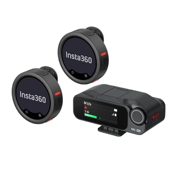 Беспроводная микрофонная система Insta360 Mic Pro 2TX+1RX Bluetooth 5.4 черная