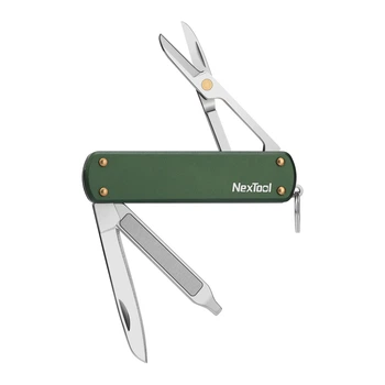 Мультитул Multi-function knife 10 в 1 ABS-пластик + сталь 75x20x19 мм зелёный