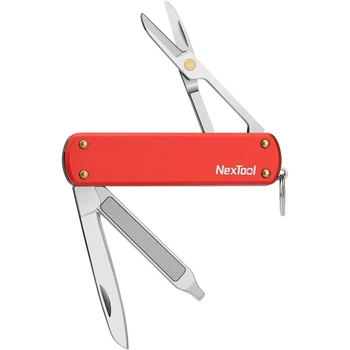 Мультитул Multi-function knife 10 в 1 ABS-пластик + сталь красный