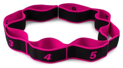 Еспандер з петлями для розтяжки PowerPlay PP_4311 Fitness Band Розова (88*4см.) (PP_PP_4311_Pink)