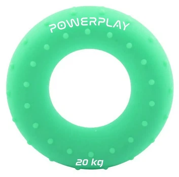 Еспандер кистьовий силіконовий PowerPlay PP-4338 Hand Grip Medium 20 кг. Зелений (PP_PP_4338_Green_20kg)