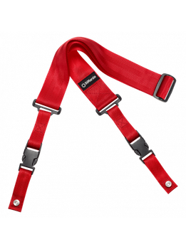 Ремень для гитары DiMarzio 2 INCH NYLON CLIPLOCK RED