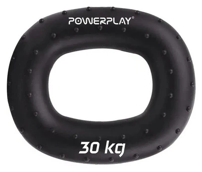 Еспандер кистьовий силіконовий PowerPlay PP-4337 Hand Grip Hard 30 кг. Чорний (PP_PP_4337_Black_30kg)