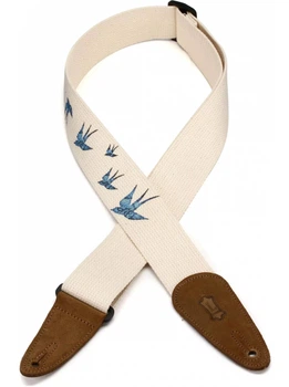 Ремень для гитары Levy's MC8U-006 Nature Cotton Series (Blue Bird)