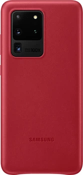 Etui na smartfon Samsung Leather Cover do Samsung Galaxy S20 Ultra Red (EF-VG988LREGEU)