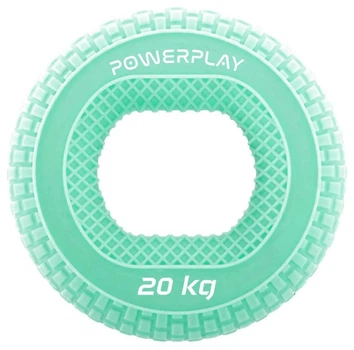 Еспандер кистьовий силіконовий PowerPlay PP-4333 Hand Grip Medium 20 кг. Зелений (PP_PP_4333_Green_20kg)