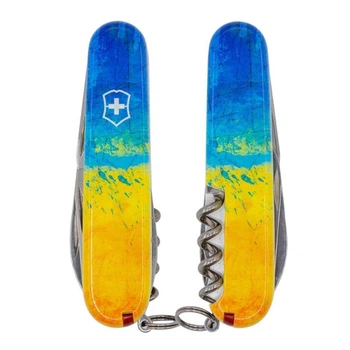 Швейцарский складной нож Victorinox CLIMBER UKRAINE 1.3703.7.T3100p