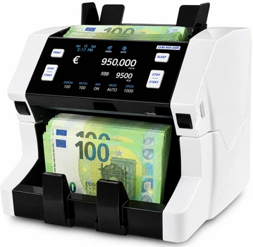 Счетчик Денег Magner 1000 Сортировщик Купюр с UV/IR/MG Детекцией и Режимом Фасовки