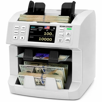 Банковский сортировщик банкнот Scan Count SC-150 с проверкой подлинности и подсчетом суммы