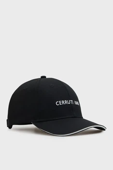 Чоловіча чорна кепка Cerruti 1881 OS CECP06418NM