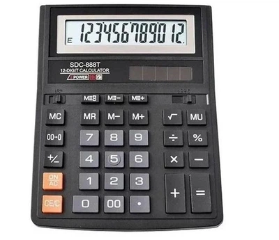 Настольный калькулятор KK 888T, черный
