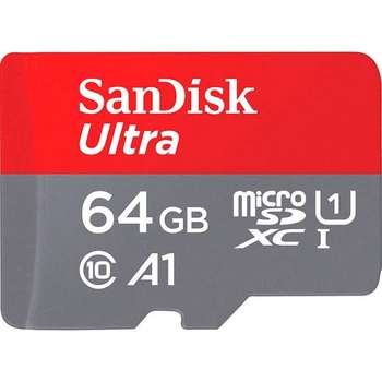 Карта памяти SanDisk microSDXC Ultra 64GB UHS-I A1 V10 (SDSQUAB-064G-GN6IA) [174427]