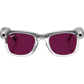 Смарт-очки Ray-Ban Meta Wayfarer Gen 2 Limited Edition Standard Matte Transparent Frame/Clear to Ruby Transitions Lenses (RW4012 6770MI 50-22) [174916]