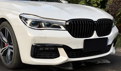 Ноздри 1 Полоса (2016-2019, Черный Глянец) для BMW 7 серия G11/G12
