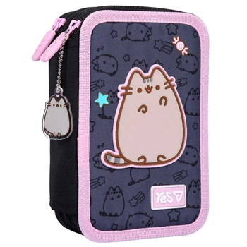 Пенал школьный на 3 отделения без наполнения Yes HP-05 My Pusheen 533748