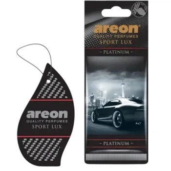 Ароматизатор підвісний для автомобіля Areon Sport Lux Silver-Platinum