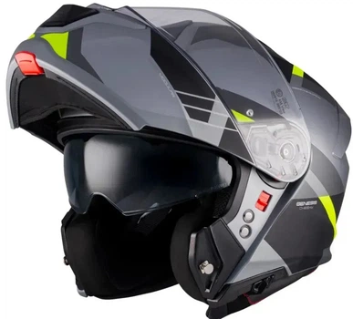 Шолом MT Genesis R SV Сheeky, M, Сірий/Жовтий (3080400)